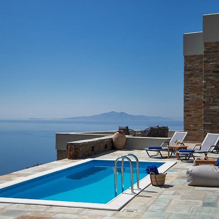 Acron Andros - Luxury Villa With Private Pool Korthio Экстерьер фото