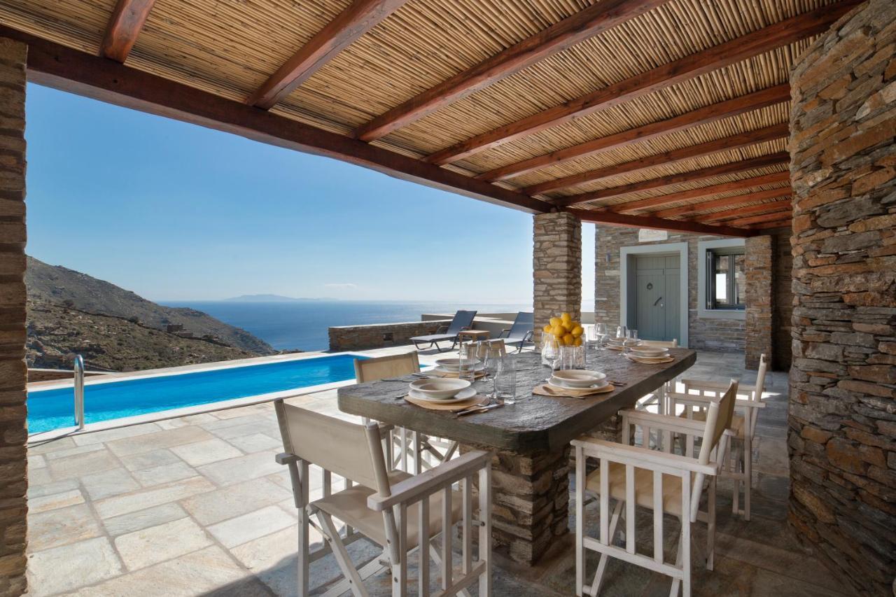 Acron Andros - Luxury Villa With Private Pool Korthio Экстерьер фото