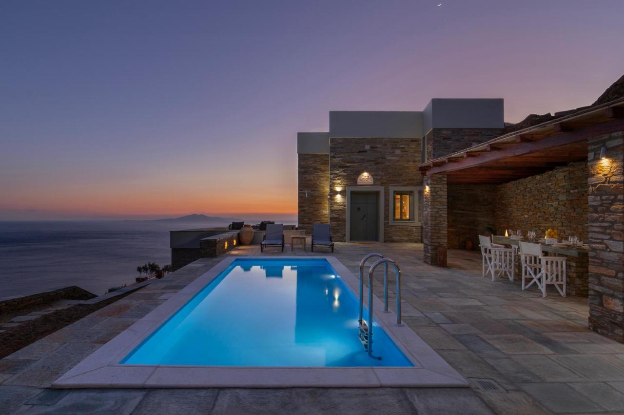 Acron Andros - Luxury Villa With Private Pool Korthio Экстерьер фото