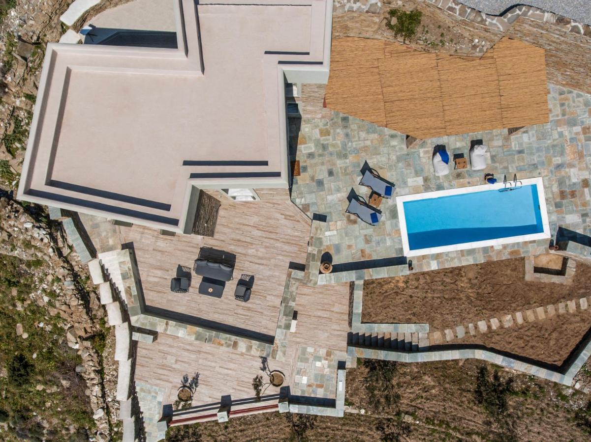 Acron Andros - Luxury Villa With Private Pool Korthio Экстерьер фото
