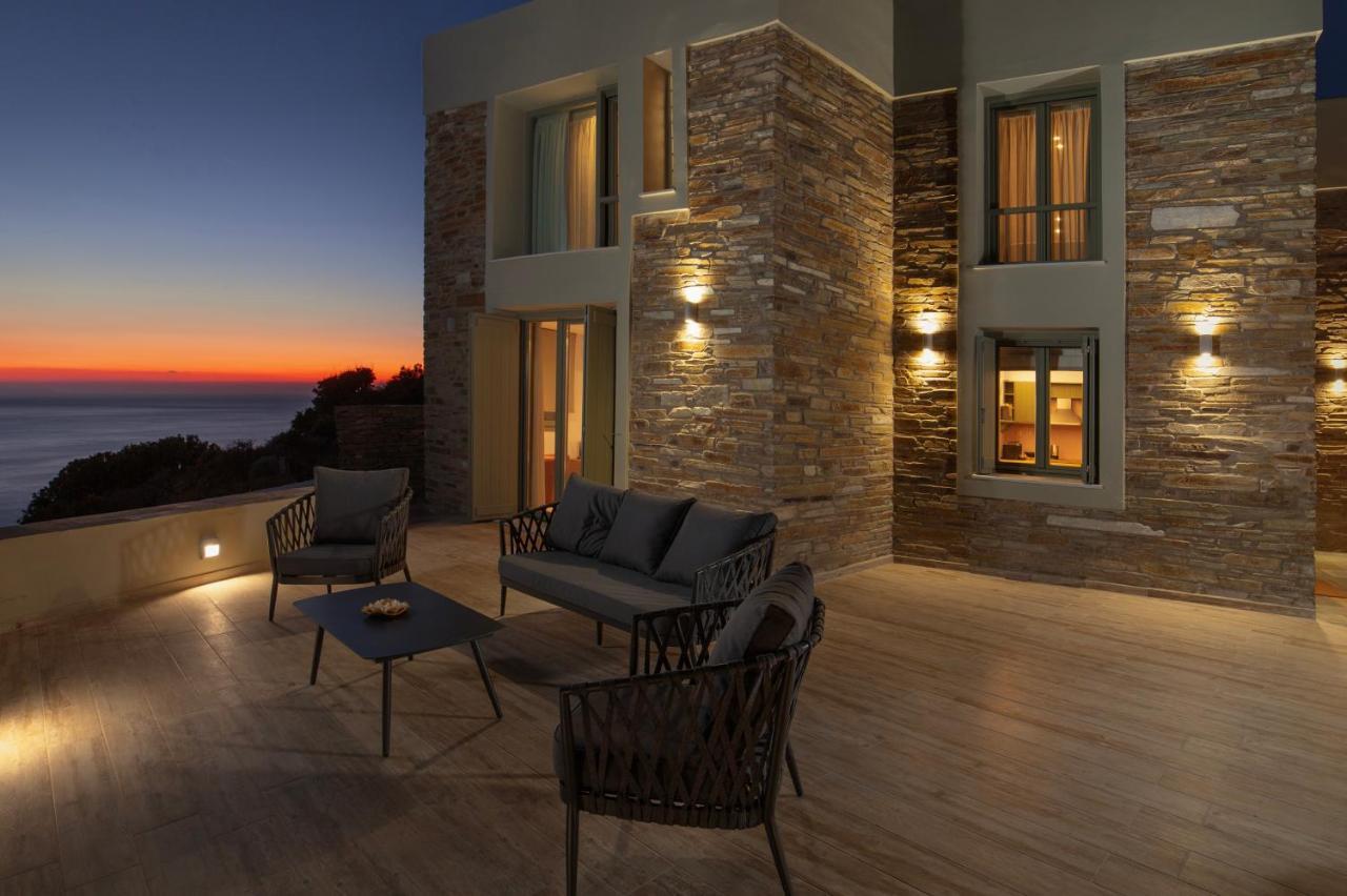 Acron Andros - Luxury Villa With Private Pool Korthio Экстерьер фото