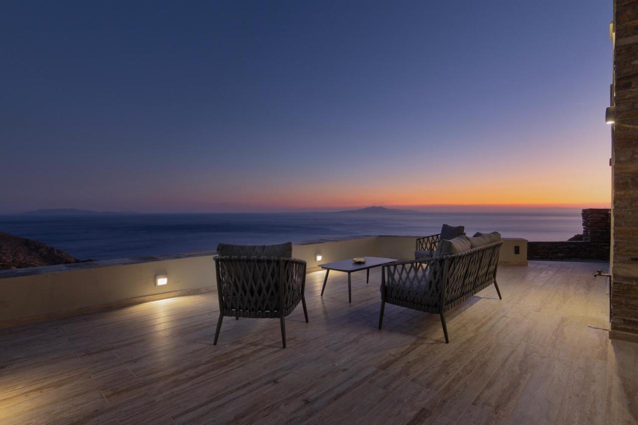 Acron Andros - Luxury Villa With Private Pool Korthio Экстерьер фото